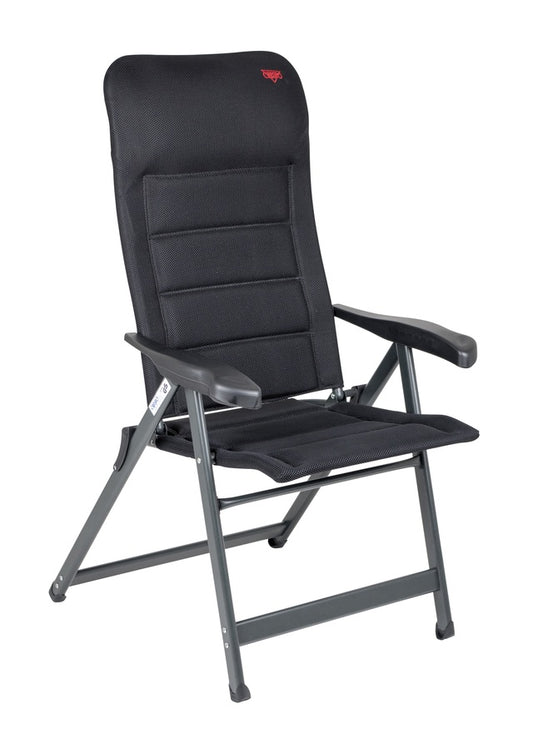 Atlošas CRESPO Air Deluxe Special be galvos atramos Spalva juoda