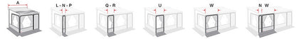 Markizės FIAMMA Privacy Room 300 Ducato H3 - F80s