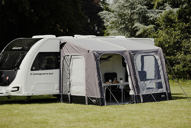 Karavano tentas Vango Baletto Air 260 Elements Skydas, be pagrindo Spalva pilka violetinė