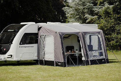 Karavano tentas Vango Baletto Air 260 Elements Skydas, be pagrindo Spalva pilka violetinė