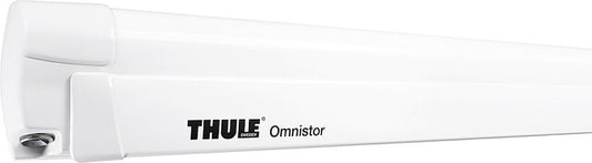 Sieninė markize THULE Omnistor 8000 500 x 275 cm Audinio sp. mistinė pilka Korpusas pl. baltas, su varikliu