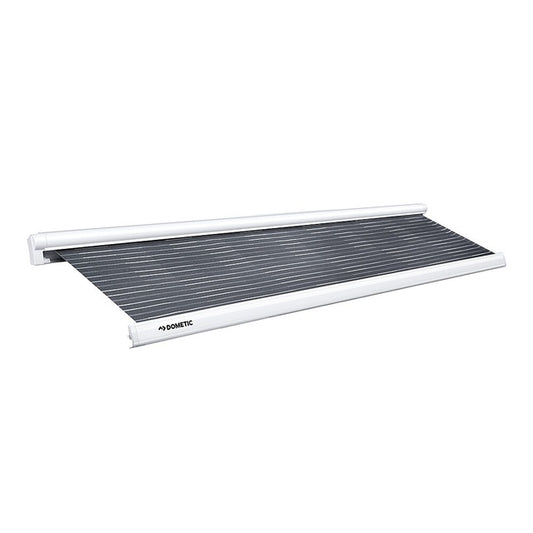 Sieninė markizė DOMETIC PerfectWall PW 1500 260 x 200 cm abr. plk. horizontas pilkas Korpusas pl. baltas vadovas