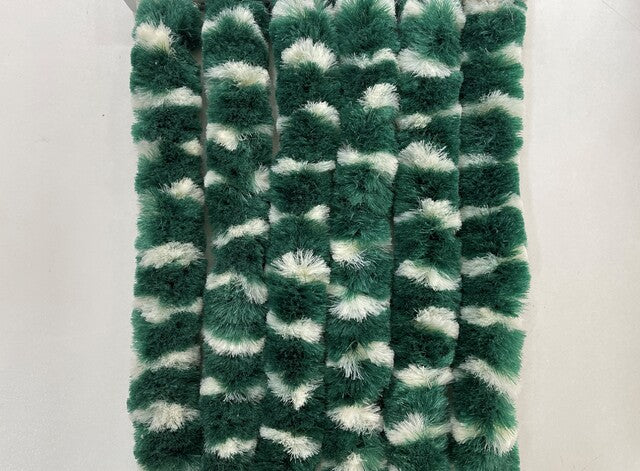 Durų užuolaida Arisol Striped 100 x 205 cm spalva žalia