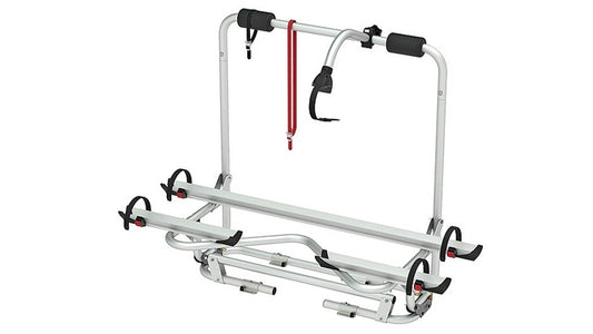 Dviračių laikiklis FIAMMA Carry Bike Caravan XL A Pro 300, 2 dviračiai, bagažinės dangtelis. 50 kg Spalvotas aliuminis