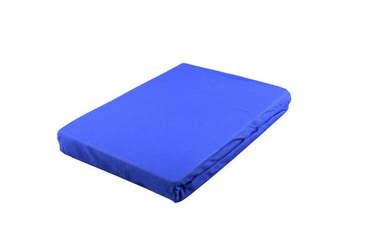 Džersio tamprus paklodė 140 / 200 - 160 / 200 cm Spalva tundros mėlyna