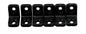 M”belverbinder-Kunststoff- winkel Farbe schwarzgrau Inhalt 6 St ck