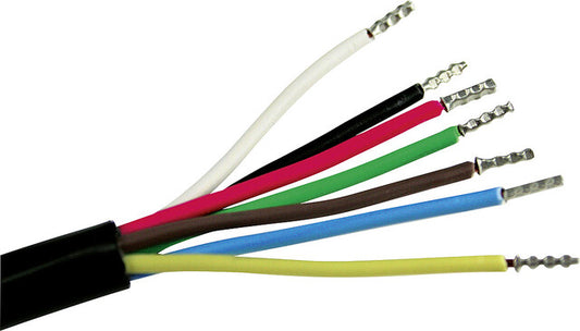 Automobilinis kabelis PVC H 05 VV - F spalva juoda Kabelio ilgis 5 m