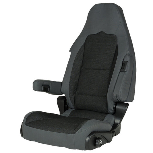 Pilotsitz Sportscraft S 10.1 Beifahrerseite Farbe Tavoc 2 schwarz / grau