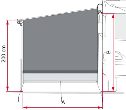 Šoninis skydelis Fiamma Side Block Caravanstore