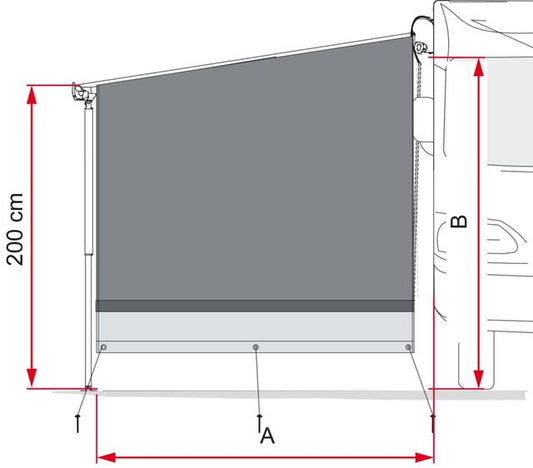Šoninis skydelis Fiamma Side Block Caravanstore