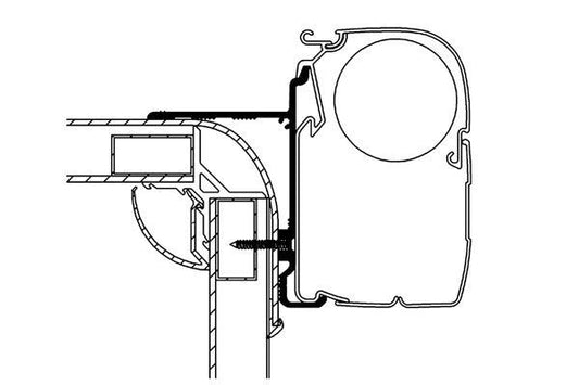 Adapteris THULE Pilote Explorateur Series 5, ilgis 4,00 m