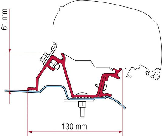 Adapterio rinkinys Mercedes Sprinter VW Crafter _High Roof_