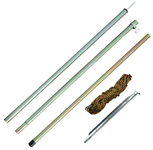 EuroTrail stiebo komplektas stogeliui Plienas 140/200 cm - 22 mm 2 vnt. Plienas 170/250 cm - 22 mm 1 vnt.