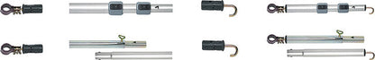 bar Alu-Line Easy- System Alu › 22 / 19 mm 120 - 200 cm telescopic 2 - piece