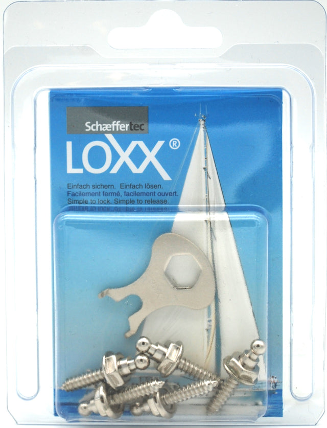 Tenax ? 5 screws 16 mm Screw head and key 6 pieces
