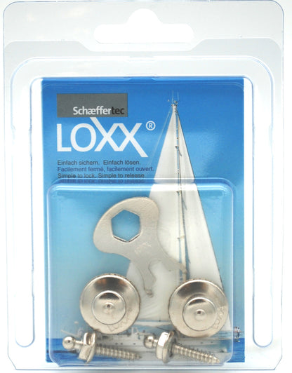 Tenax 2 ? upper part Small head key 16 mm Nickel-plated - 5 pieces