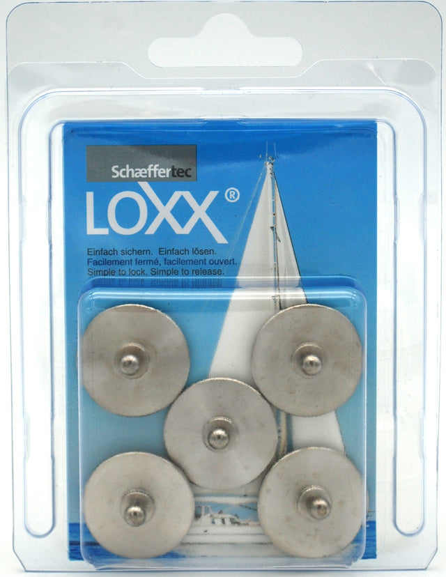 Loxx ball plate 24 mm without wholes set of 5pc