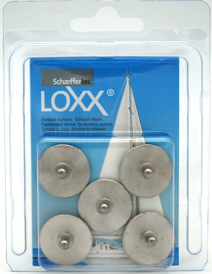 Loxx ball plate 24 mm without wholes set of 5pc
