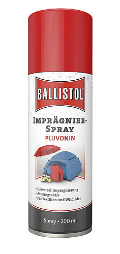 Ballistol vandeniui atsparus purškalas Pluvonin Turinys: 200ml