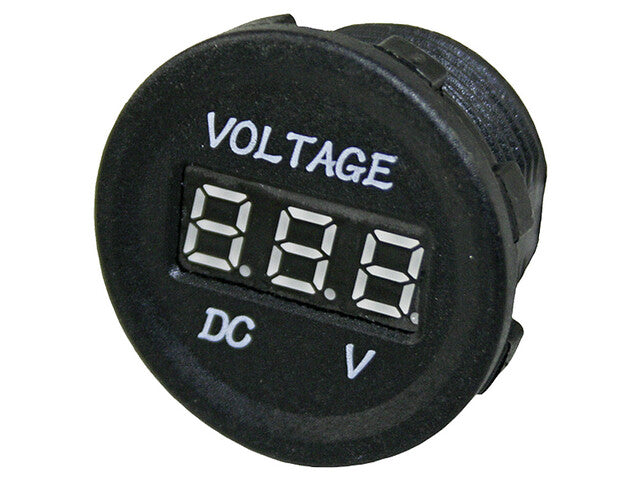 Voltmetras 10 - 30 V / maks. 30 V Spalva juoda