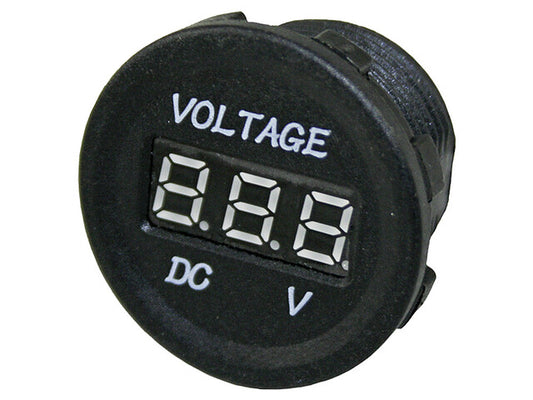 Voltmetras 10 - 30 V / maks. 30 V Spalva juoda
