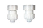 Adapteris 3/8 colio ant M15 x 1,5 su veržlėmis