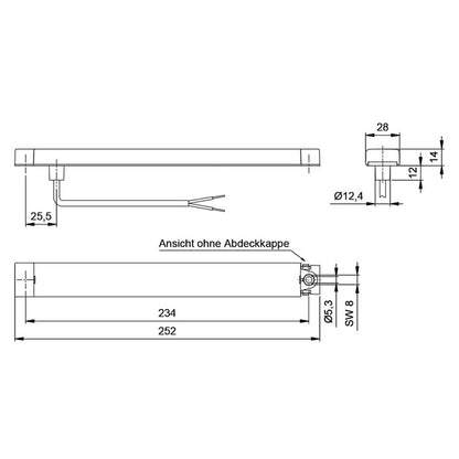 Jokon LED indicator BL 250 clear without cover caps