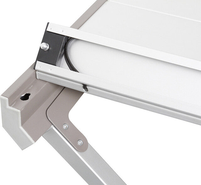 Titanium table Brunner Axia 6 Alu colour light grey