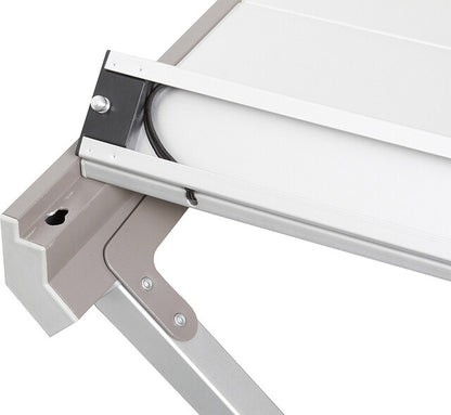 Titanium table Brunner Axia 6 Alu colour light grey