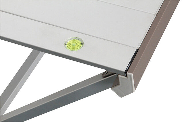 Titanium table Brunner Axia 6 Alu colour light grey