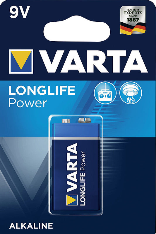 Varta baterija Longlife Power E-Block 9 V Sudėtis: 1 vnt