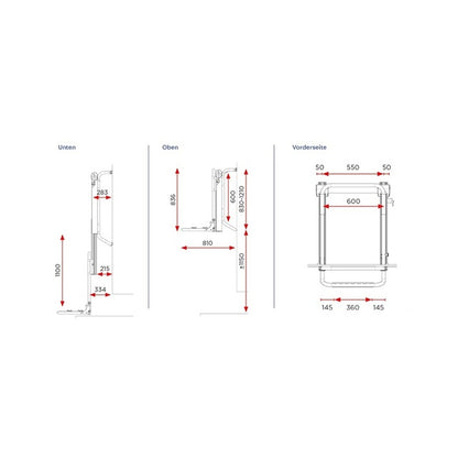 Bicycle rack BR-Systems Bike Lift Short 12 V 2 bikes, load capacity 60 kg