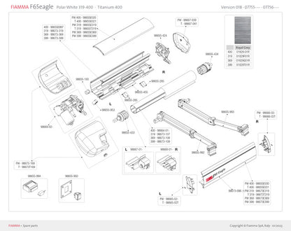Front panel fastener F65L