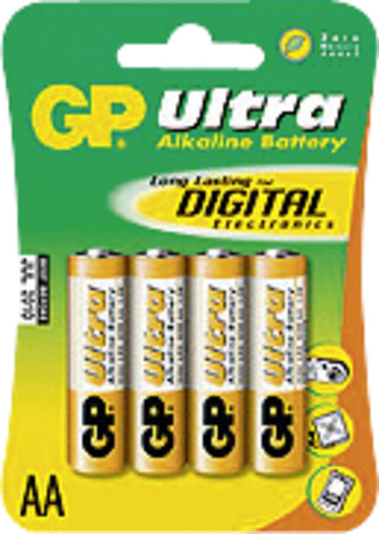 Žiedinė baterija Migron 1,5 V AA GP Ultra 600