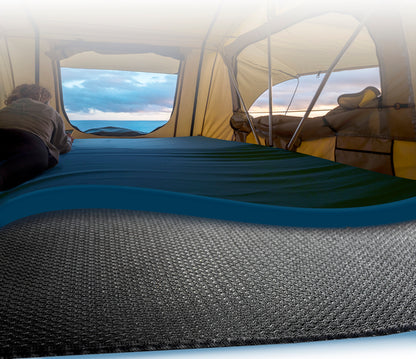 Mattress underlay Dryweave 10 Size 160 x 230 cm for roof tents Col. carbon