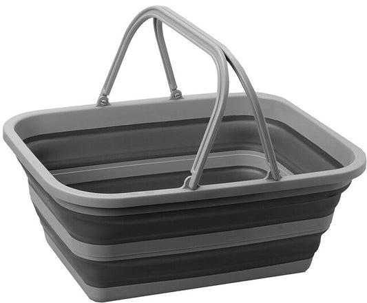 Sulankstomas krepšelis BRUNNER Holdall sulankstomas 16 l Spalva pilka / juoda