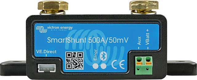 „Shunt Victron Smartshunt“ 500 A / 50 mV, 6,5–70 VDC „Bluetooth“