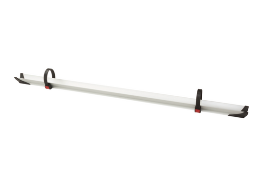 Dviračių turėklas FIAMMA Rail Quick Pro ilgis 128 cm Spalva aliuminio / juoda