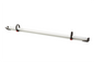 Dviračių turėklas FIAMMA Rail Quick Pro ilgis 128 cm Spalva aliuminio / juoda