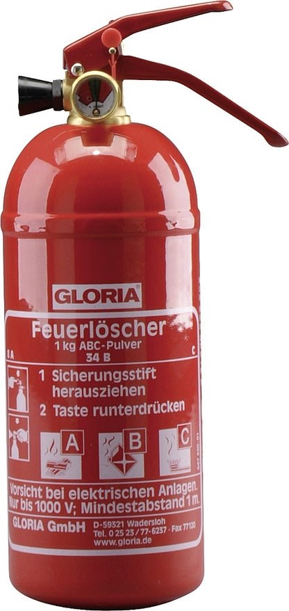 ABC Gloria automobilis f. gesintuvas PDE1GA su manometru m. transporto priemonės laikiklis _D/F/I_ Turinys: 1 kg