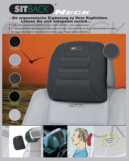 Sitback Neck neck cushion Colour black