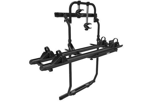 Dviračių laikiklis THULE Elite Van XT Mercedes Sprinter nuo 2006 VW Crafter 05/2006 - 2017 2 dviračių pakrovimo dangtelis. 35 kg juodos spalvos