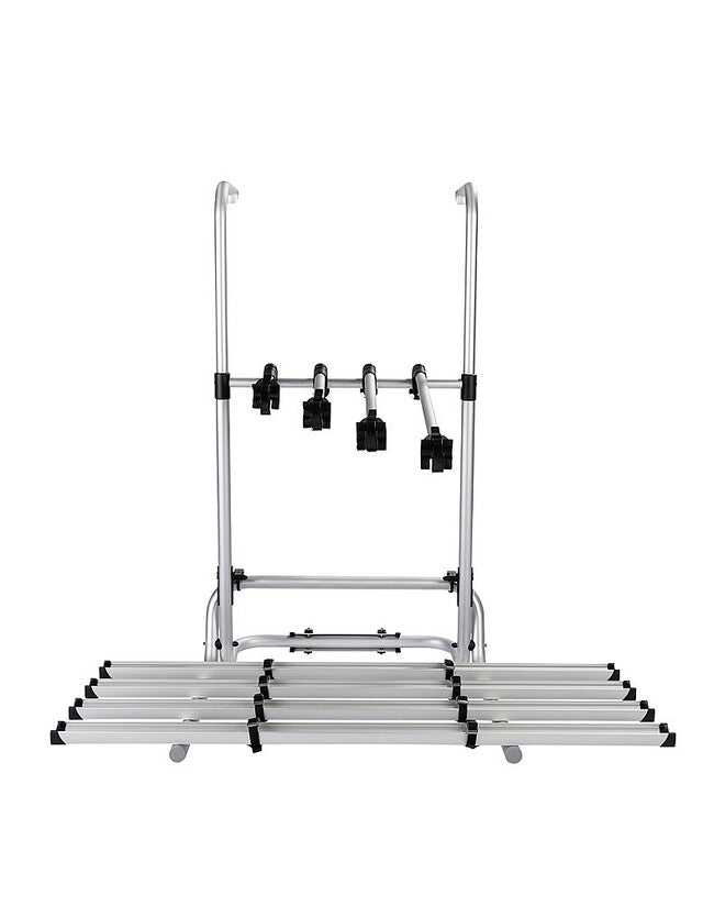 Bicycle rack Quipon Bike rack for 4, colour silver Load capacity 60 kg