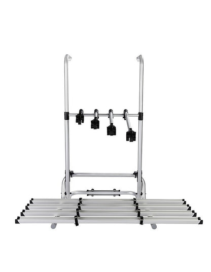 Bicycle rack Quipon Bike rack for 4, colour silver Load capacity 60 kg