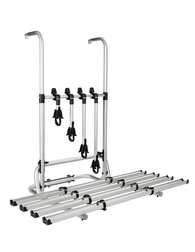 Bicycle rack Quipon Bike rack for 4, colour silver Load capacity 60 kg