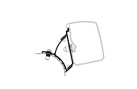 THULE adapteris sieninei markizei Omnistor 3200 VW T5/T6 Minivenas Fiksuotas _RHD_