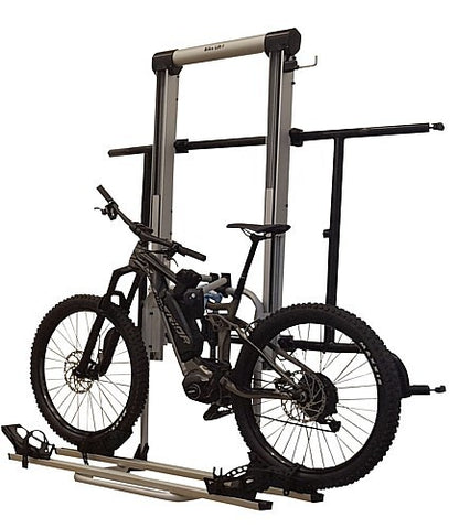 EuroCarry bicycle rack VW Crafter from 2016 3 wheels load cap. 50kg elec. can be lowered, black