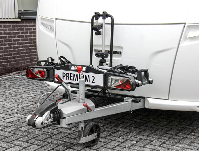 Mount LAS for bicycle rear carrier on the drawbar