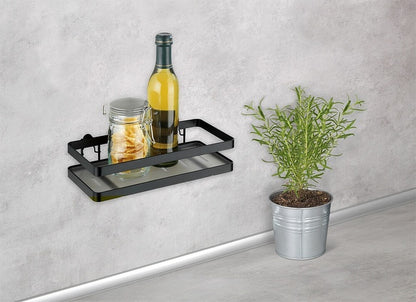 Universal shelf WENKO Gala colour black / grey