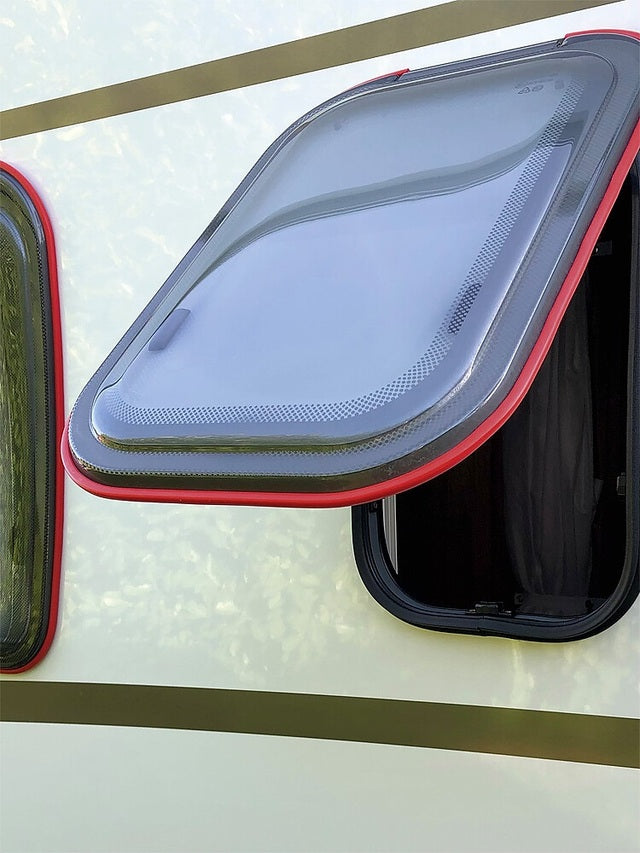 Edge protector Der clevere Kantenschutz col. bright red similar to RAL3020 50m roll